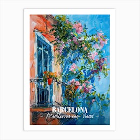 Mediterranean Views Barcelona 2 Art Print