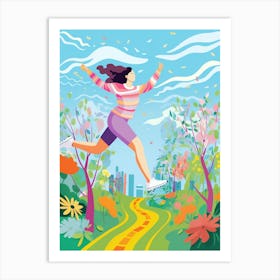 Body Positivity Empowering Affirmations 1 Art Print