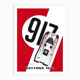 Porsche 917 Daytona 1970 Art Print