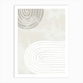 Beige Mid Century_2162393 Art Print