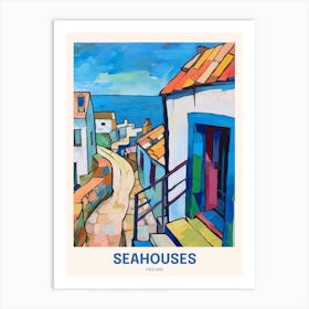 Seahouses England 4 Uk Travel Poster Art Print
