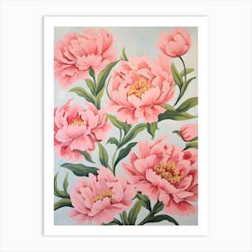 Pink Peonies 2 Art Print