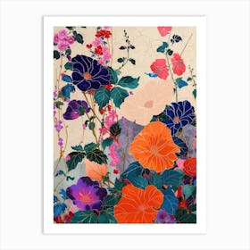 Great Japan Hokusai Japanese Flowers 21 Art Print