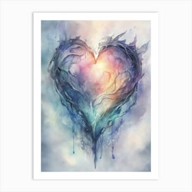 Heart Of Water Art Print