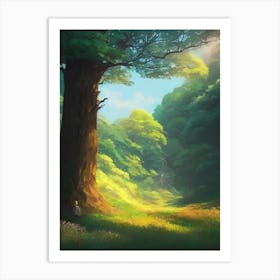 Tree In The Forest 11 Art Print