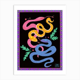 Original Snakes Art Print