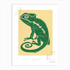 Mellers Chameleon Bold Block 1 Poster Art Print