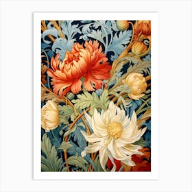 Chrysanthemums 4 Art Print