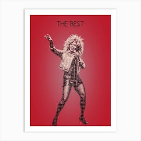 The Best Tina Turner Art Print