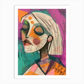 Portrait Of A Woman 514 Art Print