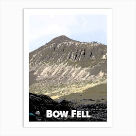Bowfell, Mountain, UK, Nature, Lake District, Climbing, Wall Print, Art Print