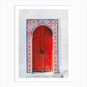 Red Door 4 Art Print