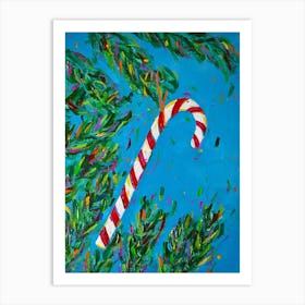 Candy Cane Art Print