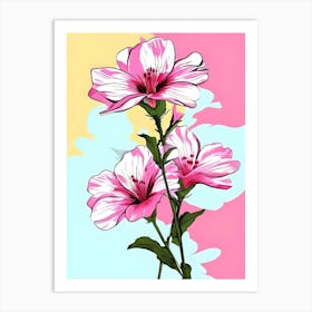 Illustration Flower Art  Art Print