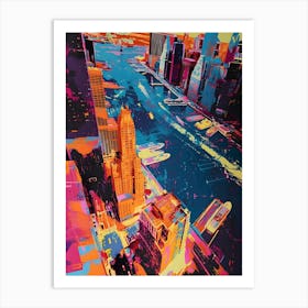 New York City Skyline 1 Art Print