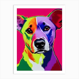 Canaan Dog Andy Warhol Style Dog Art Print
