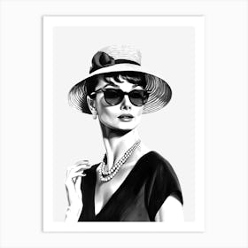 Audrey Hepburn Art Print