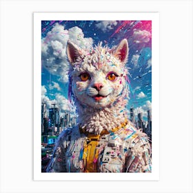 Cat In Space 1 Art Print