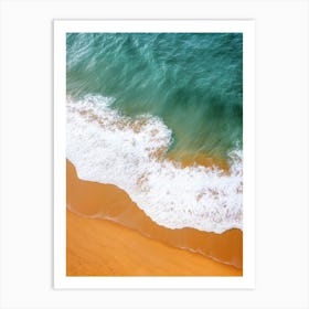 Aerial View Of A Beach 57 Art Print