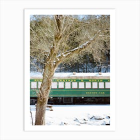 Eureka Springs Snow on Film Art Print