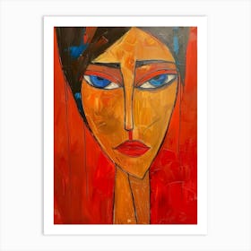 Portrait Of A Woman 577 Art Print