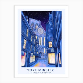York Minster Art Print Art Print