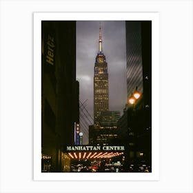 Manhattan Center Art Print