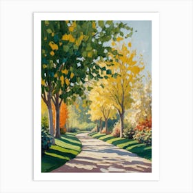 Path Through The Trees Art Print