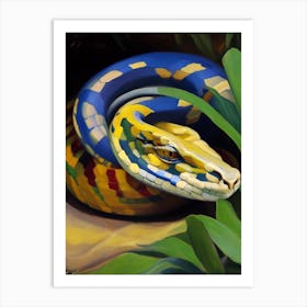 Rubber Boa 1 Snake Painting Art Print