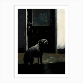 Dog In The Dark Art Print