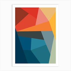 Bold Geometric Abstract Two Art Print