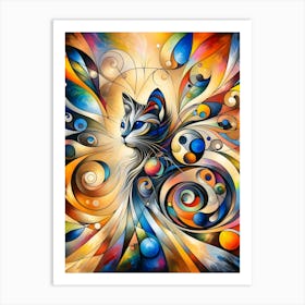 Cosmic Elegance Art Print