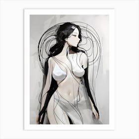 Sexy Girl Art Print