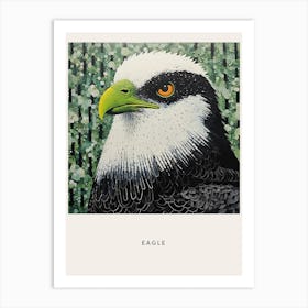 Ohara Koson Inspired Bird Painting Eagle 3 Poster Art Print