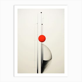 Modern minimal artwork Art Print