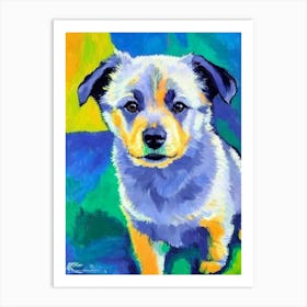 Schipperke Fauvist Style Dog Art Print