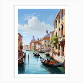 Venice Canal.9 Art Print