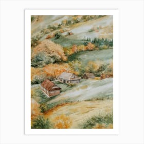 Kiss Of Autumn Art Print