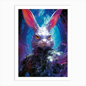 Rabbit In The Woods Art Print