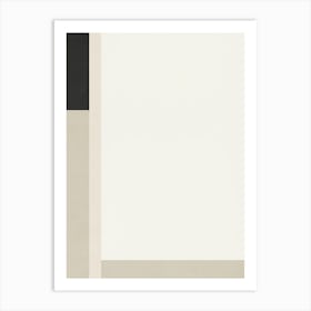 ABSTRACT MINIMALIST GEOMETRY - OW01 Art Print