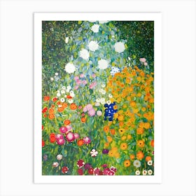 Klimt'S Garden Art Print