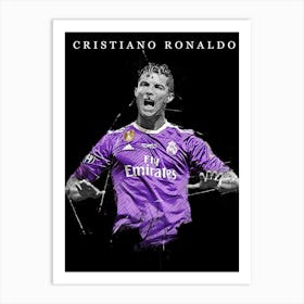 Cristiano Ronaldo Real Madrid 15 Art Print