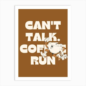 Coffee Run Art Print