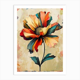 Flower Painting 10 Art Print