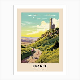 Tour Du Mont Dor France 2 Vintage Hiking Travel Poster Art Print