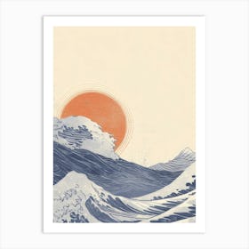 Great Wave Ii Canvas Print Art Print