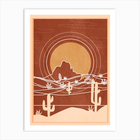 Desert Design 1 Art Print