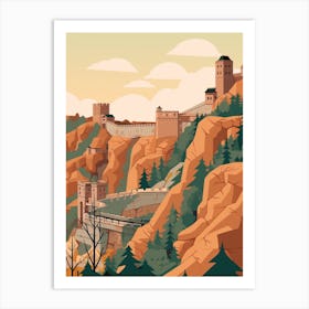 China 3 Travel Illustration Art Print