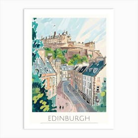 Edinburgh Cityscape Art Print