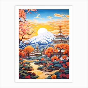 Asian Landscape Painting 1 Art Print